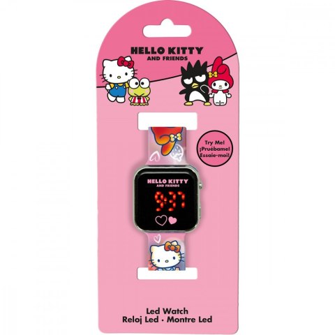 Zegarek LED z kalendarzem Hello Kitty Zegarek LED z kalendarzem Hello Kitty