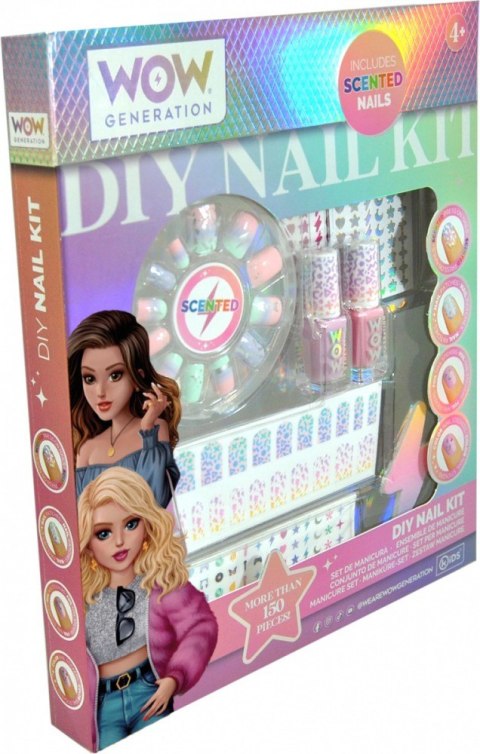 Zestaw do manicure z pachnącymi tipsami Zestaw do manicure z pachnącymi tipsami