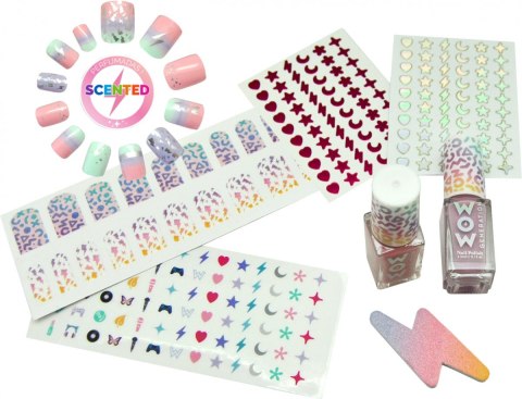 Zestaw do manicure z pachnącymi tipsami Zestaw do manicure z pachnącymi tipsami