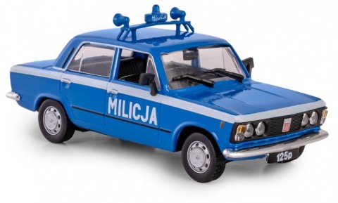 Pojazd PRL Fiat 125P Milicja Pojazd PRL Fiat 125P Milicja