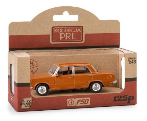 Pojazd PRL Fiat 125p Brązowy Pojazd PRL Fiat 125p Brązowy