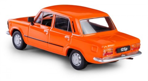 Pojazd PRL Fiat 125p pomarańczowy Pojazd PRL Fiat 125p pomarańczowy