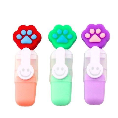 Zestaw Mini Zakreślacze Z Łapką W Etui Kolorowe 6szt 8cm Zestaw Mini Zakreślacze Z Łapką W Etui Kolorowe 6szt 8cm