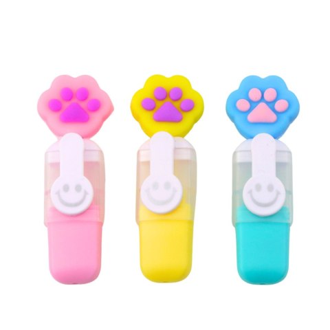 Zestaw Mini Zakreślacze Z Łapką W Etui Kolorowe 6szt 8cm Zestaw Mini Zakreślacze Z Łapką W Etui Kolorowe 6szt 8cm