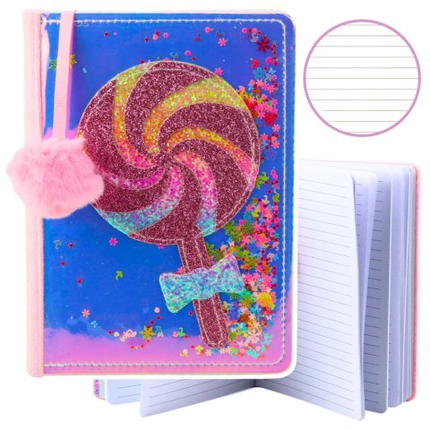 Zeszyt Notatnik W Linie Lizak Konfetti Holograficzny A5 80 Kartek Zeszyt Notatnik W Linie Lizak Konfetti Holograficzny A5 80 Kartek