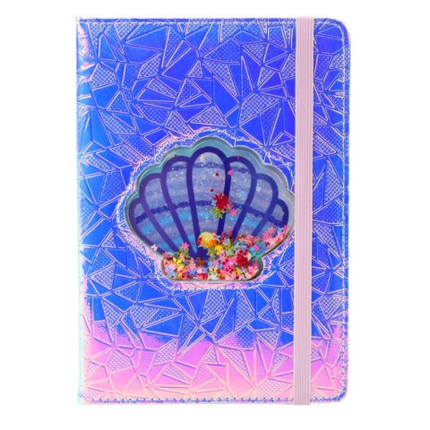 Zeszyt Notatnik W Linie Muszla Z Konfetti Holograficzny A5 70 Kartek Zeszyt Notatnik W Linie Muszla Z Konfetti Holograficzny A5 70 Kartek