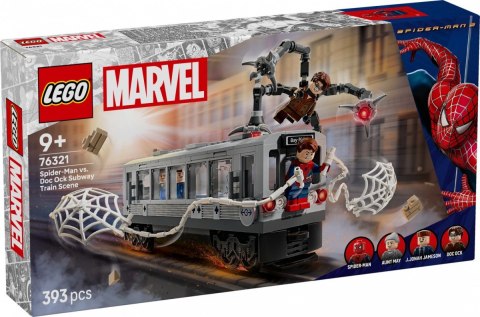 Klocki Super Heroes 76321 Spider-Man kontra Doc Ock - scena w metrze Klocki Super Heroes 76321 Spider-Man kontra Doc Ock - scena w metrze