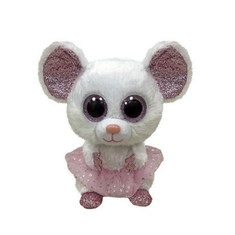 Maskotka Ty Beanie Boss Mysz biała ballerina - Nina 15 cm Maskotka Ty Beanie Boss Mysz biała ballerina - Nina 15 cm