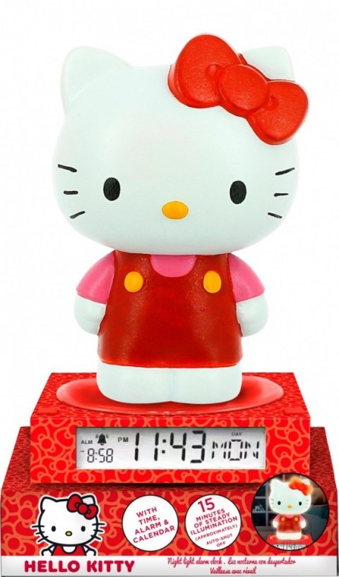 Lampka 3D z budzikiem Hello Kitty Lampka 3D z budzikiem Hello Kitty