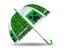 Parasolka przezroczysta manualna Minecraft zielona