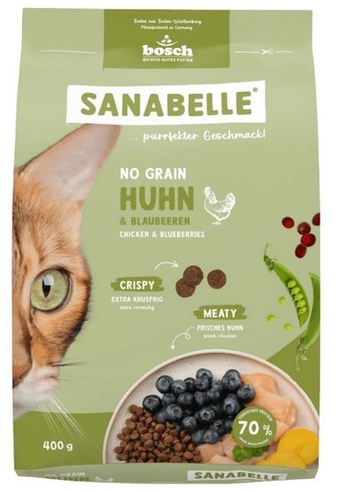Sanabelle Adult No Grain Huhn - bezzbożowa z kurczakiem 400g Sanabelle Adult No Grain Huhn - bezzbożowa z kurczakiem 400g