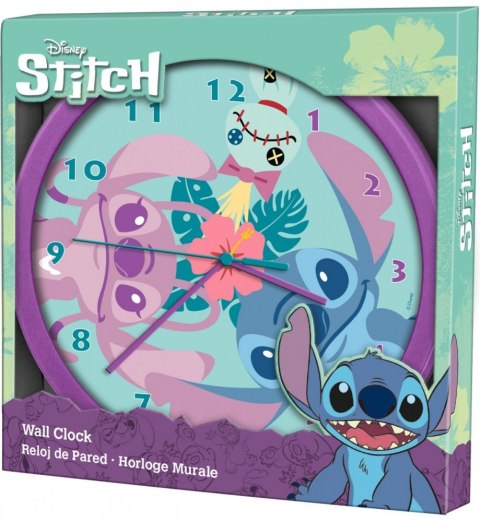 Zegar ścienny Stitch Angel 25cm Zegar ścienny Stitch Angel 25cm
