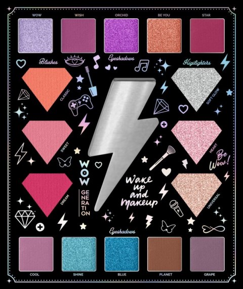 Zestaw do makijażu WoW Generation paleta Zestaw do makijażu WoW Generation paleta