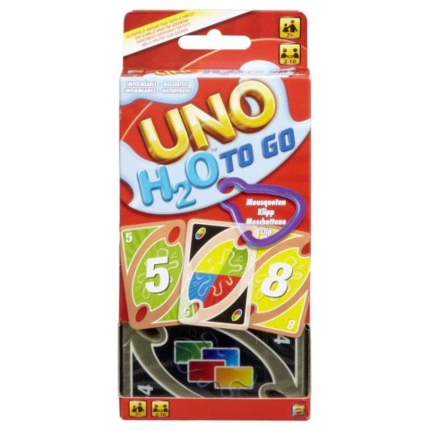 Gra Uno H2O to go karty wodoodporne Gra Uno H2O to go karty wodoodporne