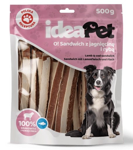 IdeaPet Sandwich z jagnięciną i rybą 500g IdeaPet Sandwich z jagnięciną i rybą 500g