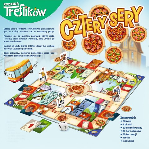 Gra Cztery Sery Trefl 02282 Gra Cztery Sery Trefl 02282