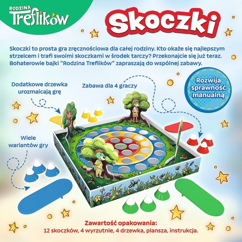 Gra Zręcznościowa Skoczki Trefl 02820 Gra Zręcznościowa Skoczki Trefl 02820