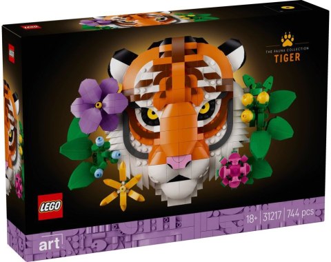31217 - LEGO Art - Kolekcja zwierząt — tygrys 31217 - LEGO Art - Kolekcja zwierząt — tygrys