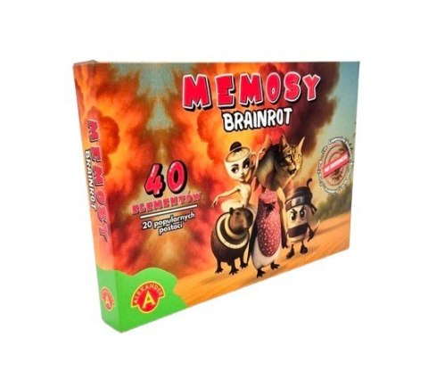 Gra Pamięć Memosy Brainrot Ballerina Capuccina, Tung Tung Tung Sahur i inni Gra Pamięć Memosy Brainrot Ballerina Capuccina, Tung Tung Tung Sahur i inni