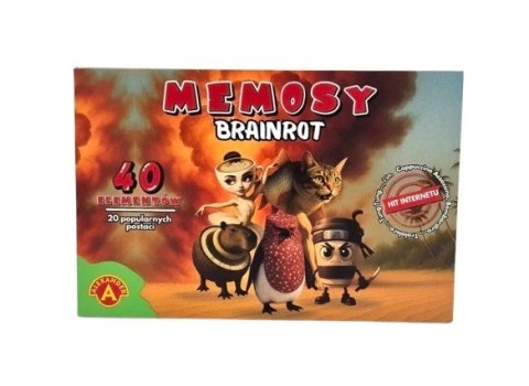 Gra Pamięć Memosy Brainrot Ballerina Capuccina, Tung Tung Tung Sahur i inni Gra Pamięć Memosy Brainrot Ballerina Capuccina, Tung Tung Tung Sahur i inni