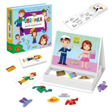 Puzzle magnetyczne Ubranka Puzzle magnetyczne Ubranka