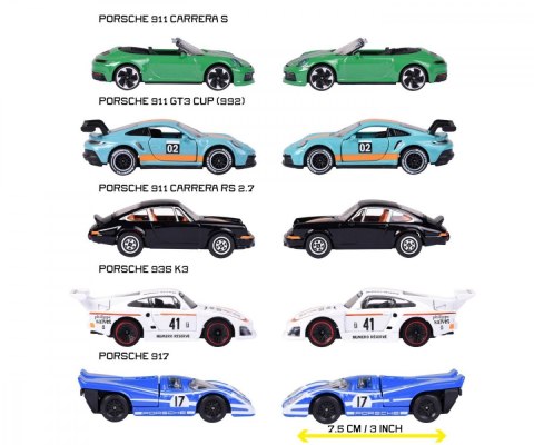 Zestaw pojazdów Porsche 5-pak Zestaw pojazdów Porsche 5-pak