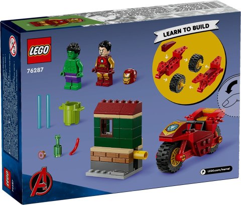 76287 | Iron Man z motocyklem i Hulk 76287 | Iron Man z motocyklem i Hulk