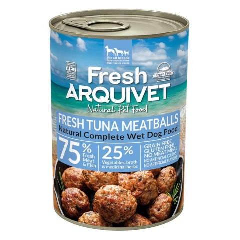 Arquivet Fresh klopsiki z tuńczykiem karma dla psa puszka 400g Arquivet Fresh klopsiki z tuńczykiem karma dla psa puszka 400g
