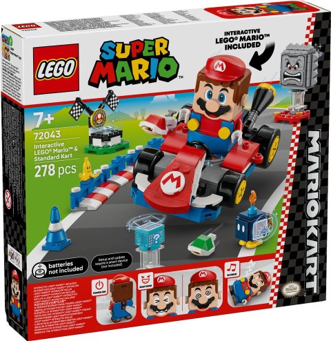72043 | Interaktywna figurka LEGO® Mario™ i Standard Kart 72043 | Interaktywna figurka LEGO® Mario™ i Standard Kart