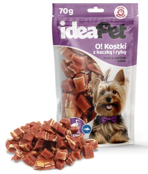 IdeaPet O! Kostka z kaczką i rybą 70g IdeaPet O! Kostka z kaczką i rybą 70g