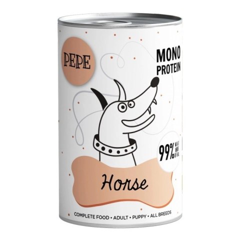 Paka Zwierzaka Pepe Wet Food Wild Boar Dziczyzna 410g Paka Zwierzaka Pepe Wet Food Wild Boar Dziczyzna 410g