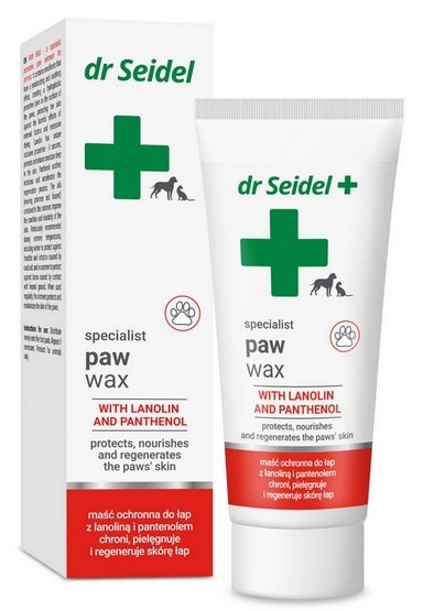 Dr Seidel Paw Wax maść ochronna do łap 75ml Dr Seidel Paw Wax maść ochronna do łap 75ml
