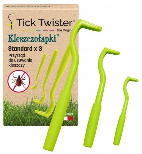 Kleszczołapki - przyrząd do usuwania kleszczy - haczyki 3szt Kleszczołapki - przyrząd do usuwania kleszczy - haczyki 3szt