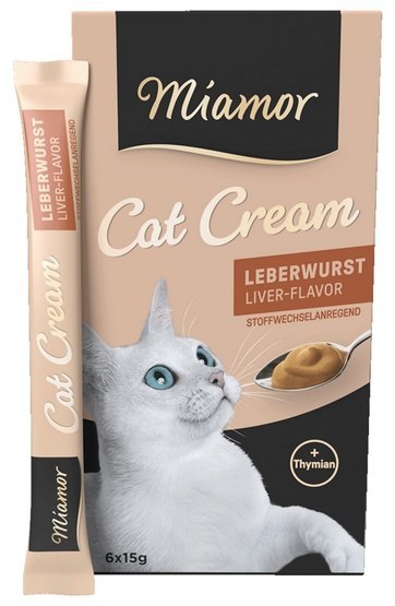 Miamor Cat Cream Wątróbka 6x15g Miamor Cat Cream Wątróbka 6x15g