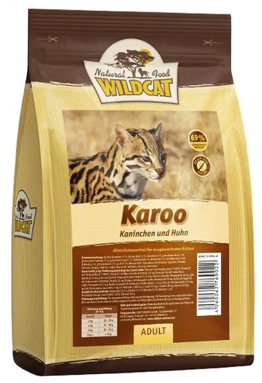 Wildcat Karoo - królik i drób 500g Wildcat Karoo - królik i drób 500g