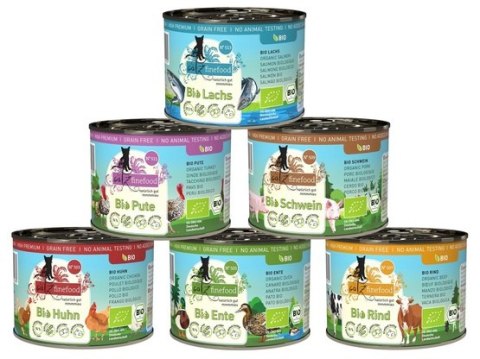 Catz Finefood Bio Multipack I N.503-513 puszki 6x200g Catz Finefood Bio Multipack I N.503-513 puszki 6x200g