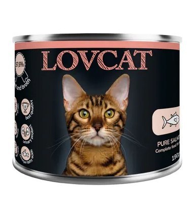 Lovcat Pure Salmon puszka 185g Lovcat Pure Salmon puszka 185g