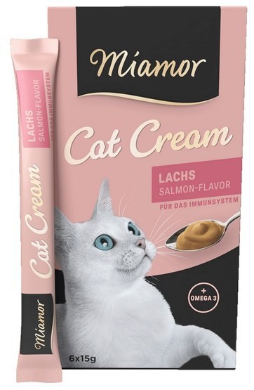 Miamor Cat Cream Łosoś 6x15g Miamor Cat Cream Łosoś 6x15g