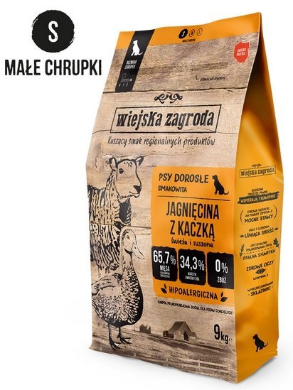 Wiejska Zagroda Jagnięcina z kaczką S 9kg Wiejska Zagroda Jagnięcina z kaczką S 9kg