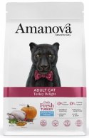 Amanova Cat Adult Turkey Delight - indyk 1,5kg [termin ważności: 19.09.2026]