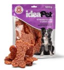 IdeaPet Kostki z kaczką i ryżem 9cm 500g