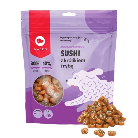 Maced SM Sushi królik i ryba 500g Maced SM Sushi królik i ryba 500g