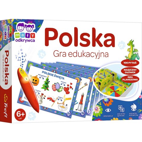 Gra Edukacyjna Magiczny ołówek Polska Trefl 02114 Gra Edukacyjna Magiczny ołówek Polska Trefl 02114