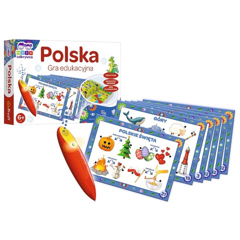 Gra Edukacyjna Magiczny ołówek Polska Trefl 02114 Gra Edukacyjna Magiczny ołówek Polska Trefl 02114
