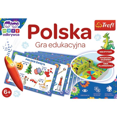 Gra Edukacyjna Magiczny ołówek Polska Trefl 02114 Gra Edukacyjna Magiczny ołówek Polska Trefl 02114