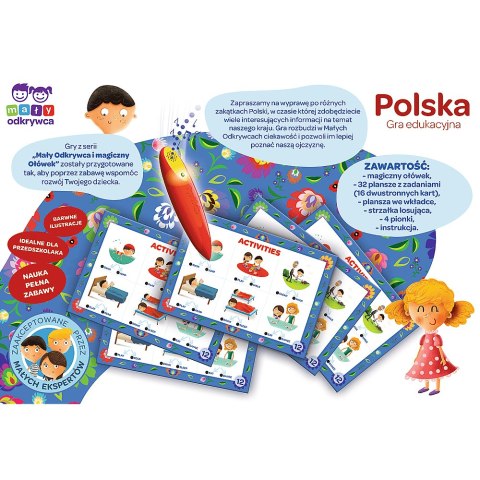 Gra Edukacyjna Magiczny ołówek Polska Trefl 02114 Gra Edukacyjna Magiczny ołówek Polska Trefl 02114