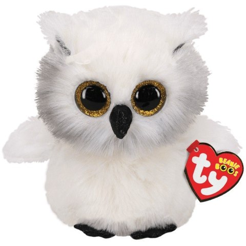 Maskotka TY Beanie Boos - Sowa Austin 15 cm Biała Maskotka TY Beanie Boos - Sowa Austin 15 cm Biała