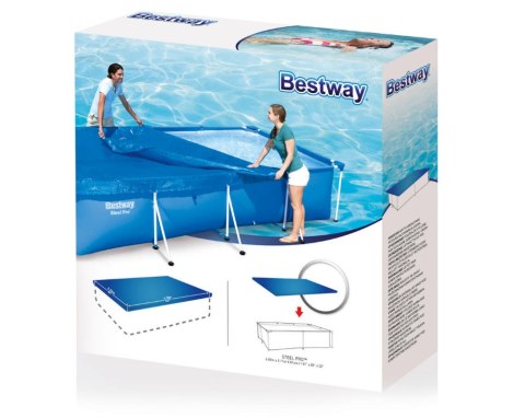 Pokrywa do basenu Stelażowego 400 x 211 cm Bestway 58107 Pokrywa do basenu Stelażowego 400 x 211 cm Bestway 58107