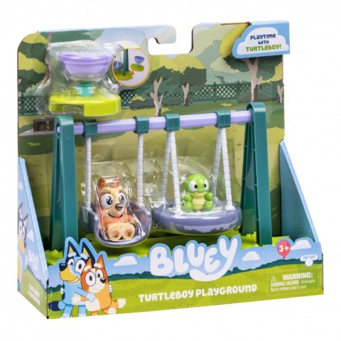 Bluey Zestaw z figurkami żółw i huśtawka Bluey Zestaw z figurkami żółw i huśtawka