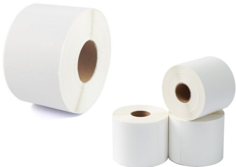 Etykiety Naklejki Termiczne Białe 500szt. 100x150mm Etykiety Naklejki Termiczne Białe 500szt. 100x150mm